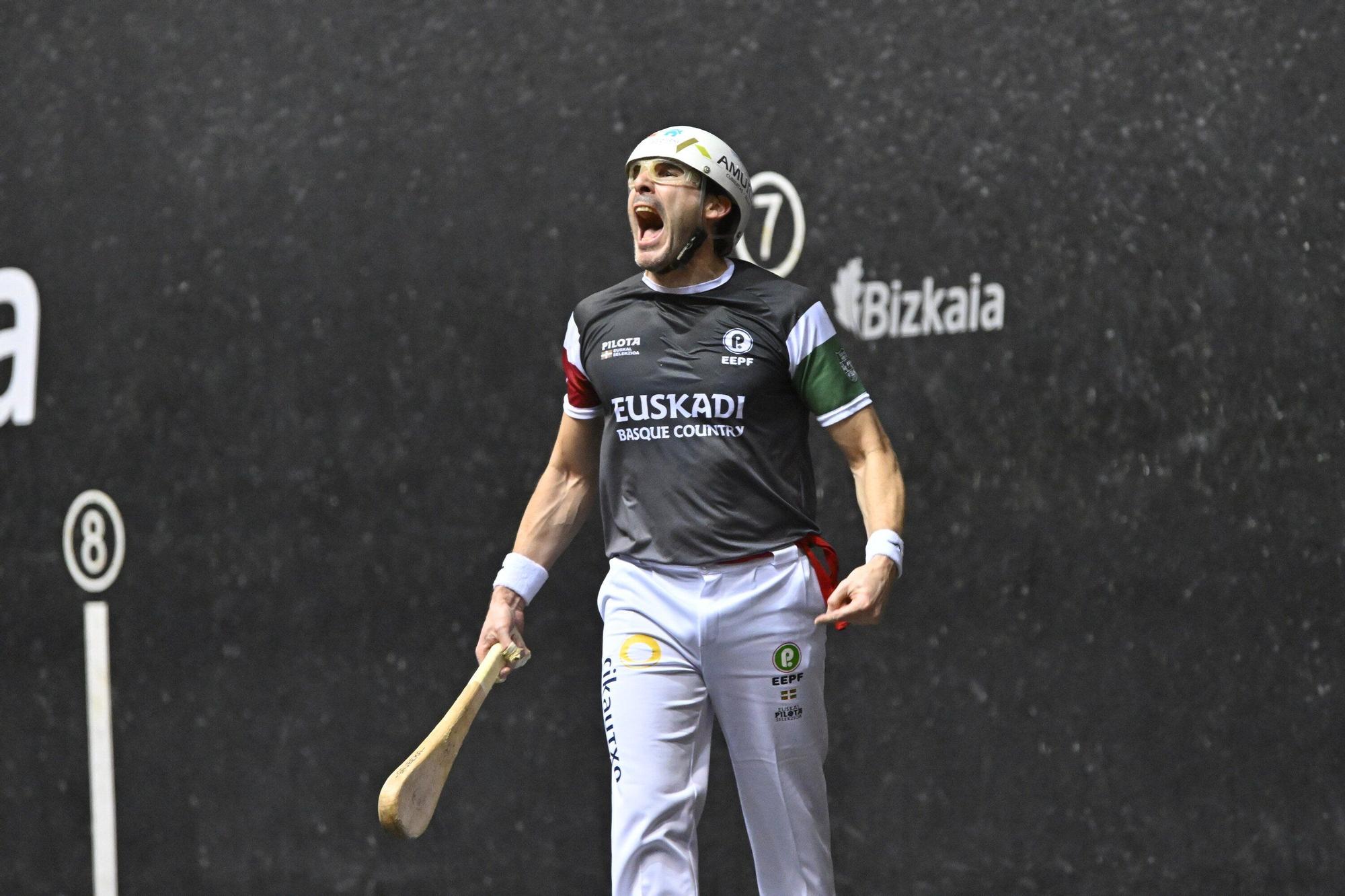 En imágenes: Final de pala corta de la Liga de Naciones de 36 metros entre Euskal Selekzioa y Francia