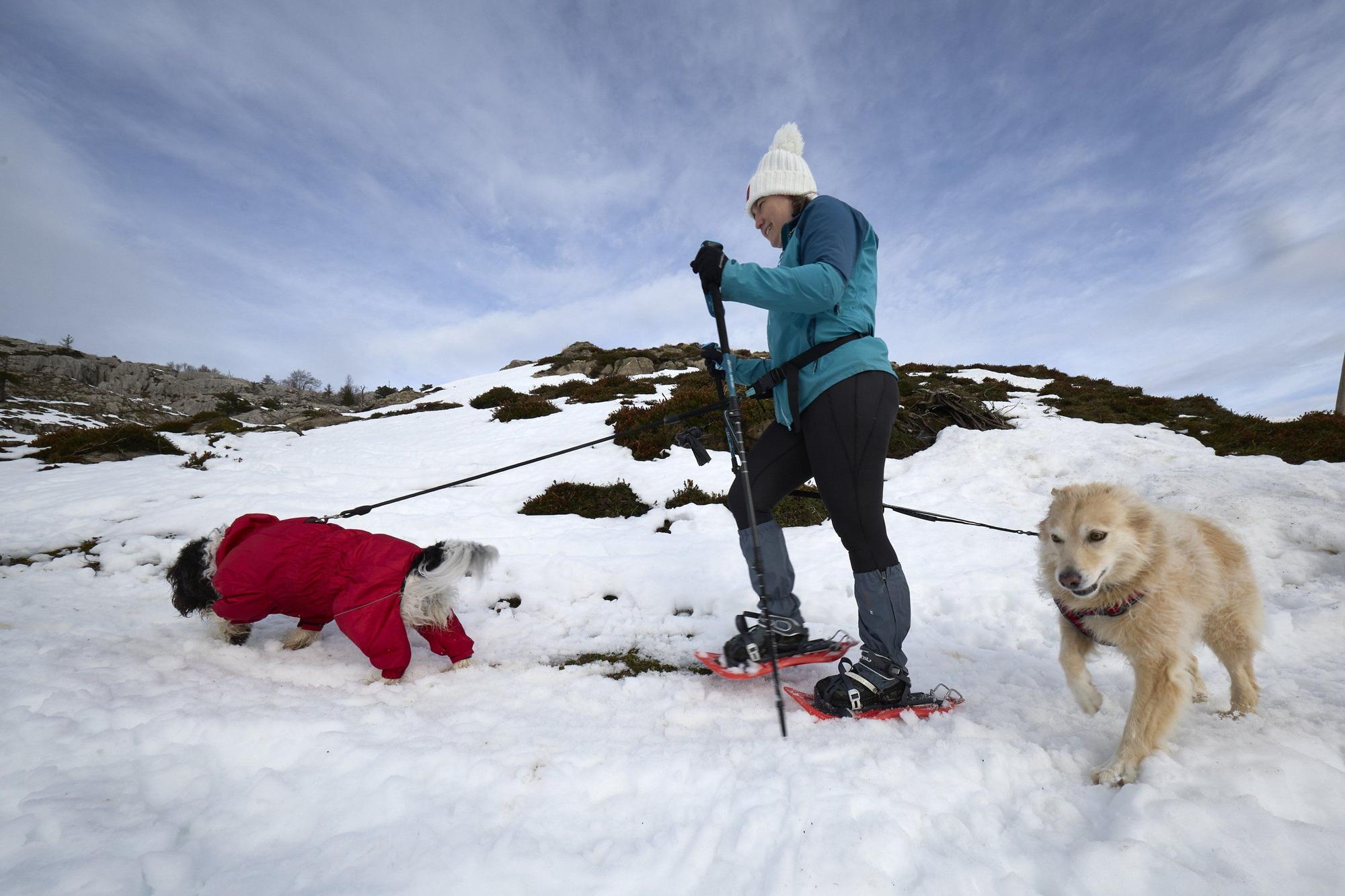 Día de nieve en Belagua