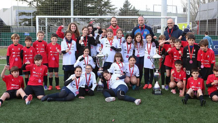 Luis Amigó y Claret Larraona reinan en un 43 Torneo Interescolar de Osasuna histórico por participación