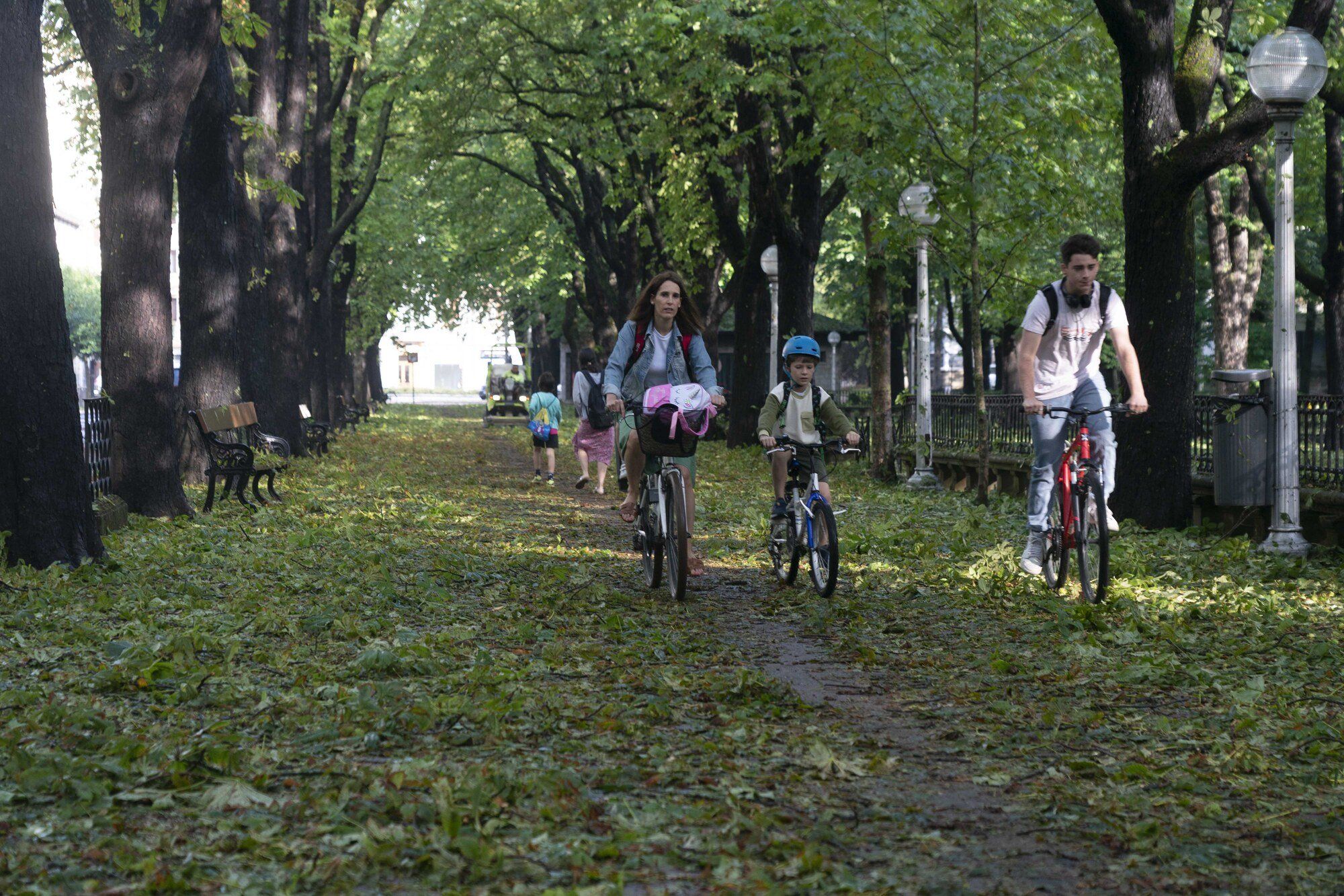 En imágenes: Así ha amanecido la capital alavesa tras la espectacular granizada