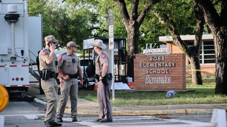 Imagen del exterior del centro escolar de Texas.