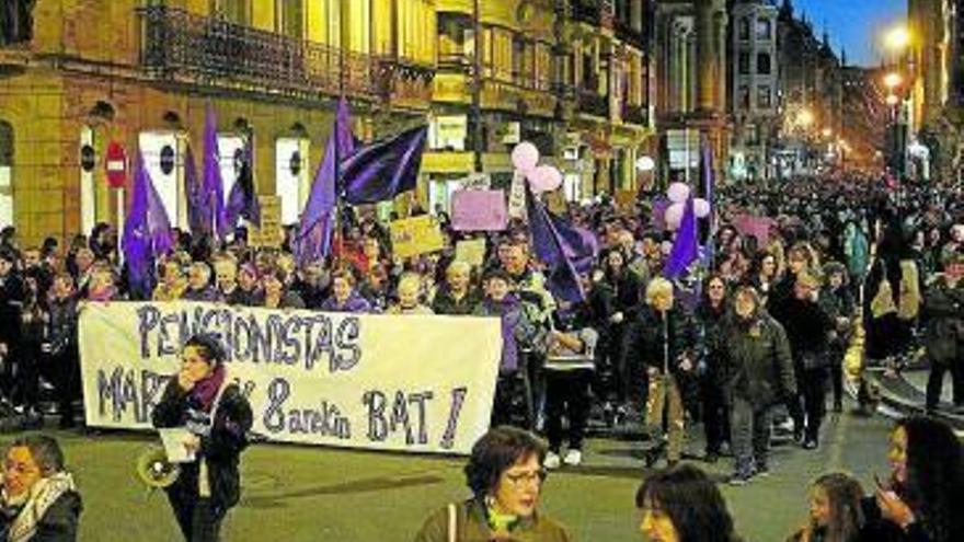 Las pensionistas, en la cabeza.