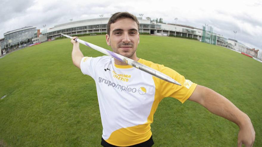 El atleta navarro Nicolás Quijera