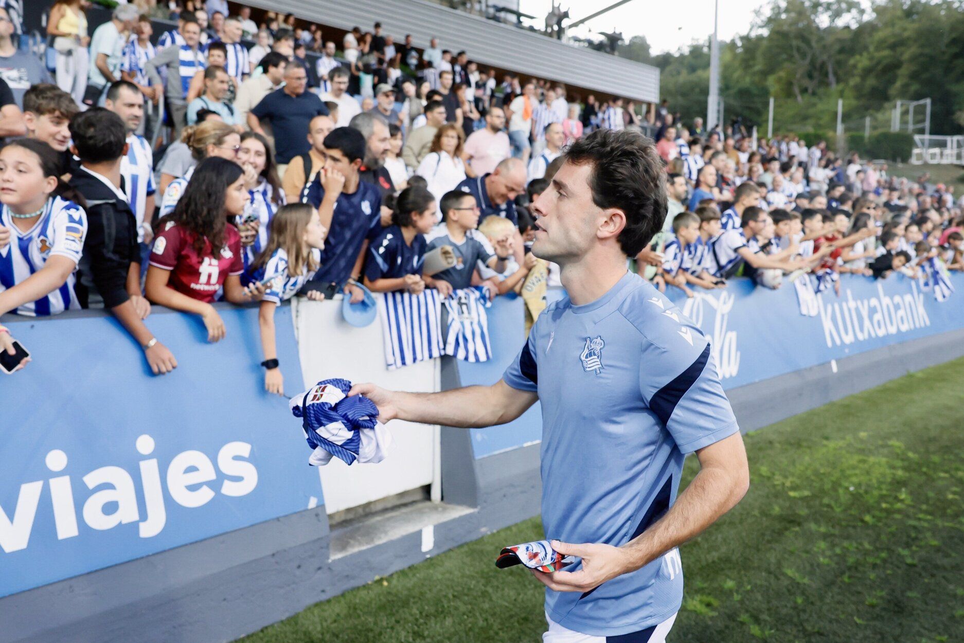Real Sociedad-Osasuna: Zubieta disfruta del amistoso