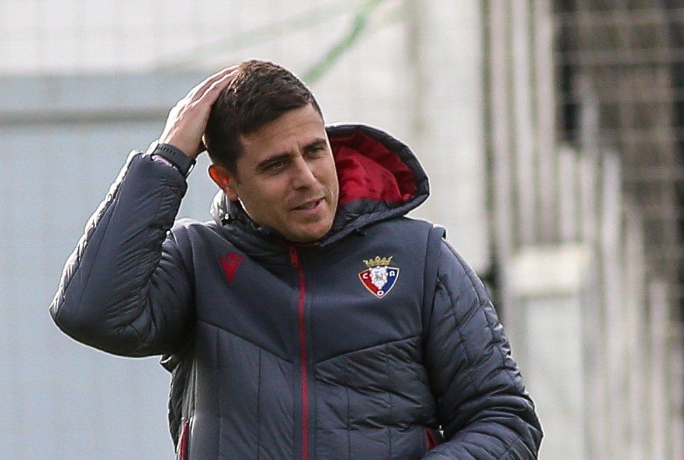 Fotos del entrenamiento en Tajonar en la víspera del Osasuna - Levante