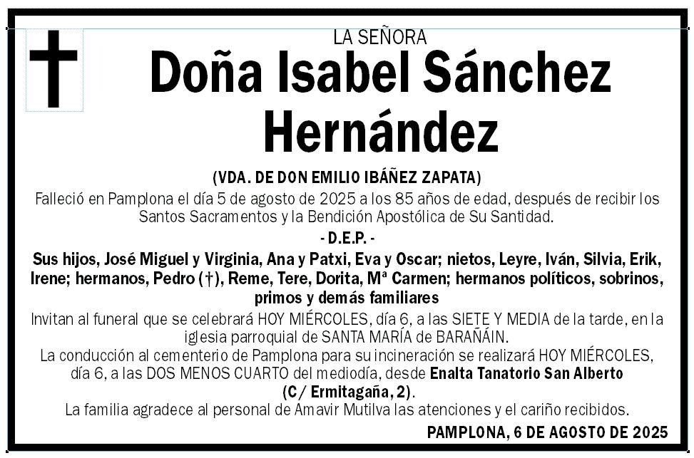 Isabel Sánchez Hernández