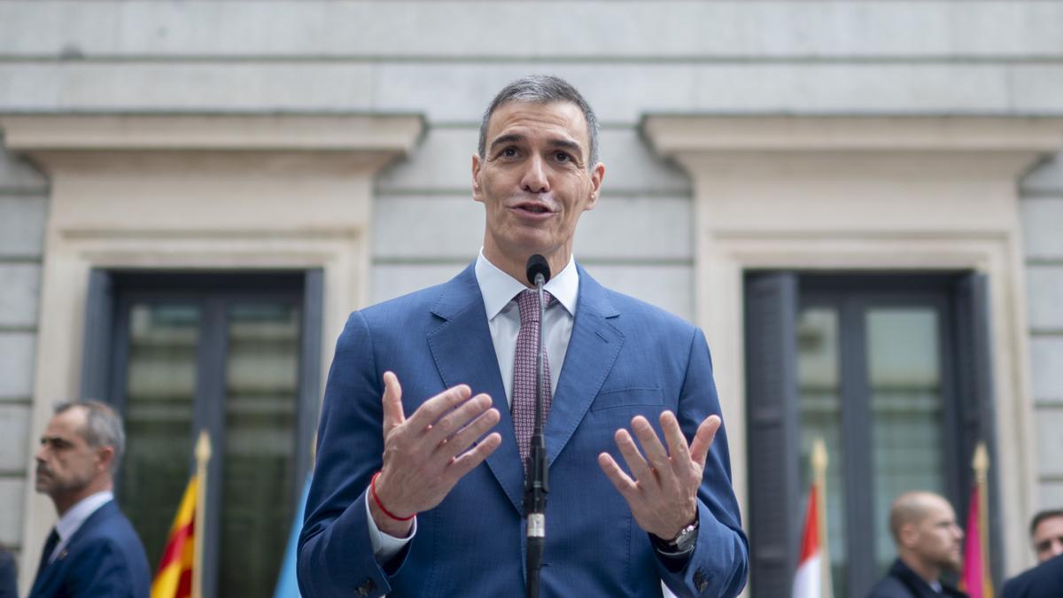 El presidente del Gobierno, Pedro Sánchez