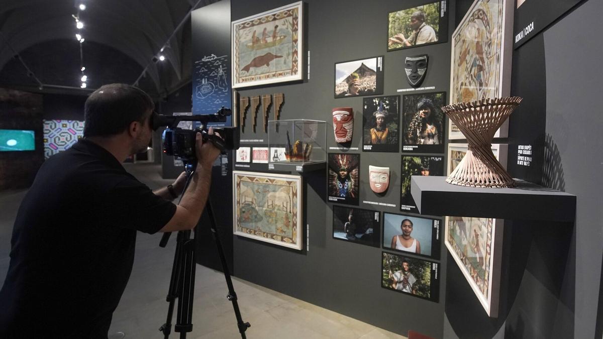 La exposición 'Amazonias. El futuro ancestral' podrá visitarse en San Telmo hasta abril de 2026. La exposición 'Amazonias. El futuro ancestral' podrá visitarse en San Telmo hasta abril de 2026.
