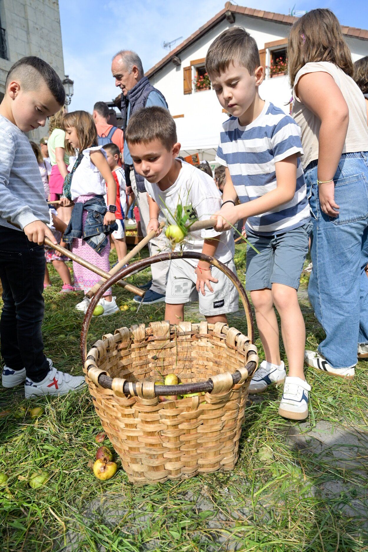 Feria de la cosecha de la manzana en Astigarraga.