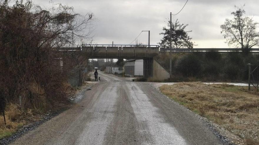 El camino del Plantío, uno de los accesos que el Ayuntamiento ha adecuado.