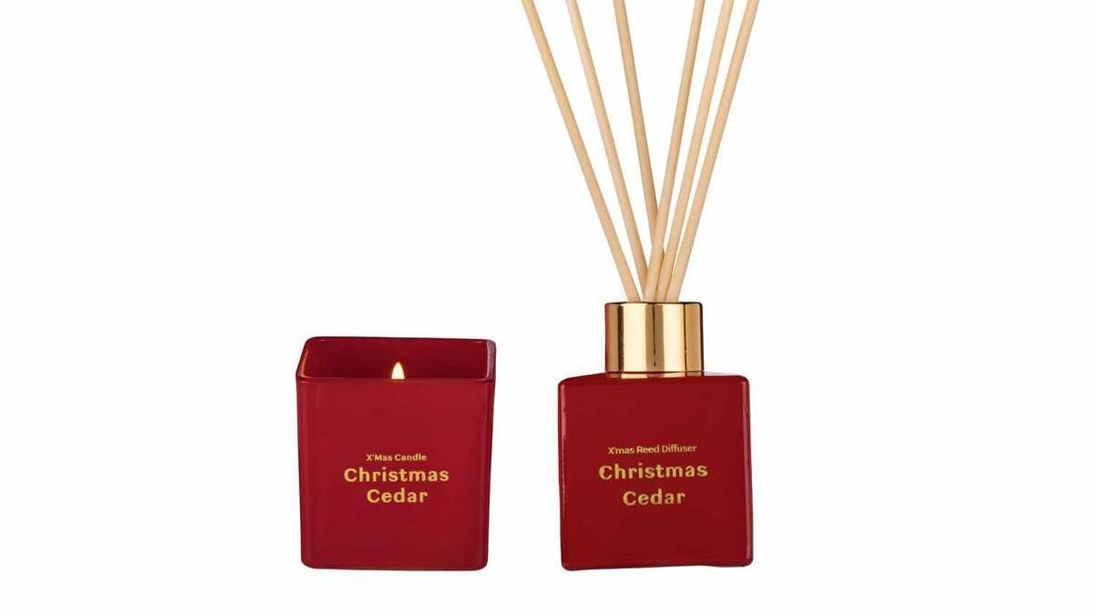 Vista del set de velas aromático de Lidl