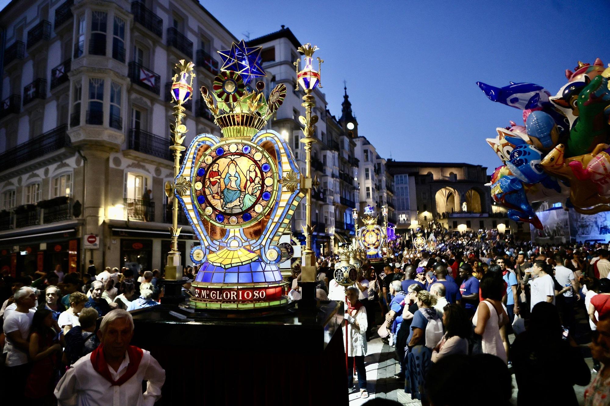 Procesión de Los Faroles en fiestas de La Blanca.