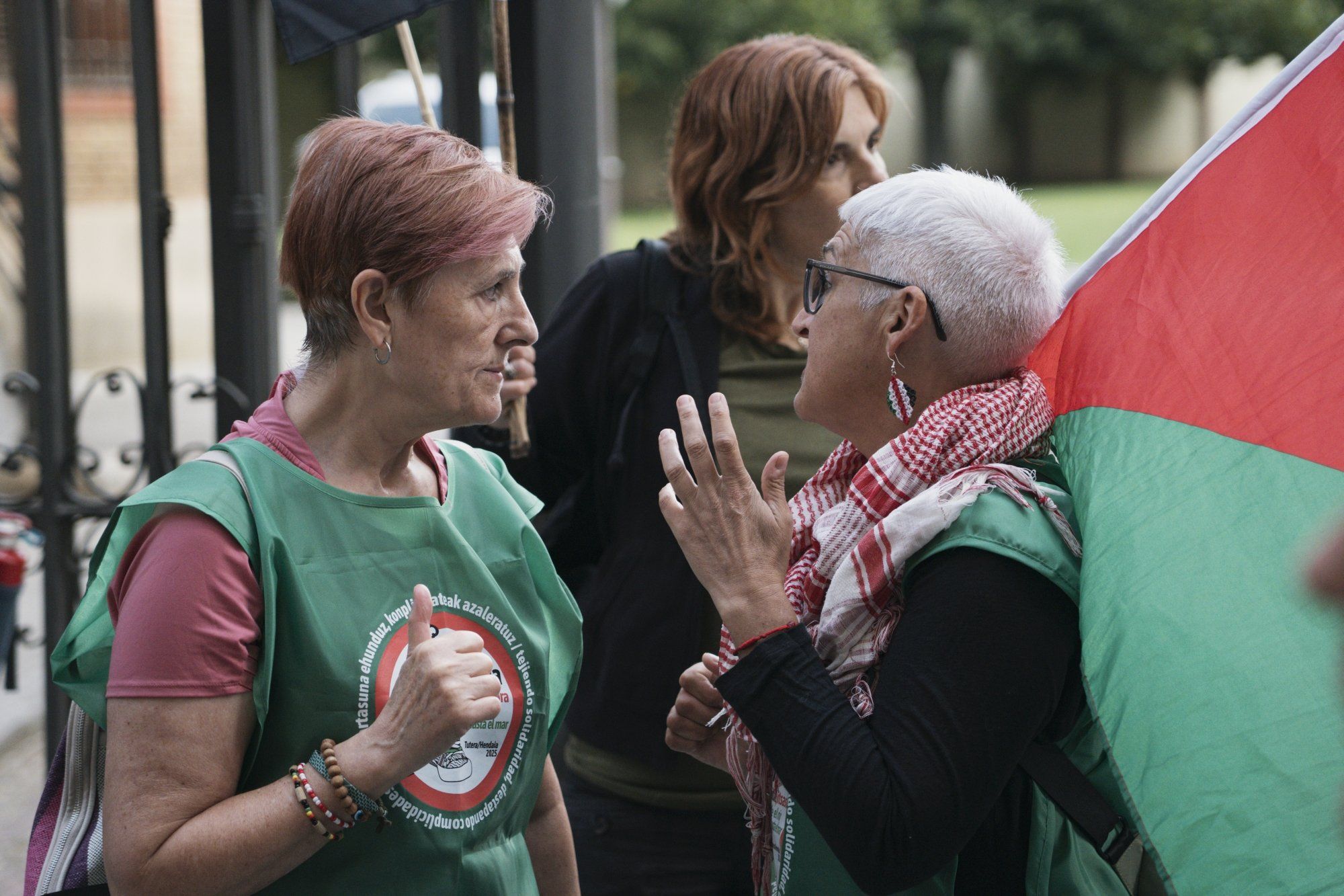 Fotos de la marcha pro Palestina 'Ibaitik Itsasora' en Tudela