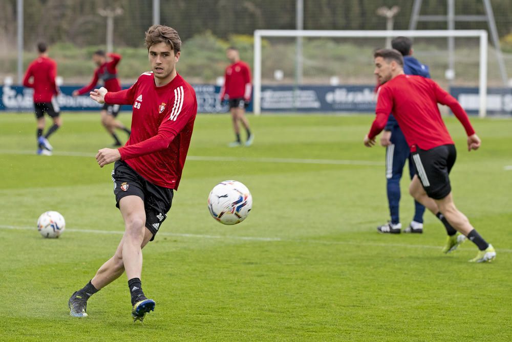 Entrenamiento de Osasuna del 10 de abril