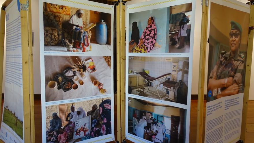 Ordizia acoge dos exposiciones sobre víctimas de minas y mujeres en lucha