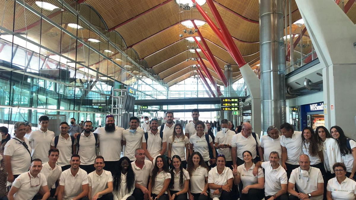 Parte de los 56 atletas nacionales que participan desde hoy en el Campeonato del Mundo que se disputa en Eugene (Estados Unidos).