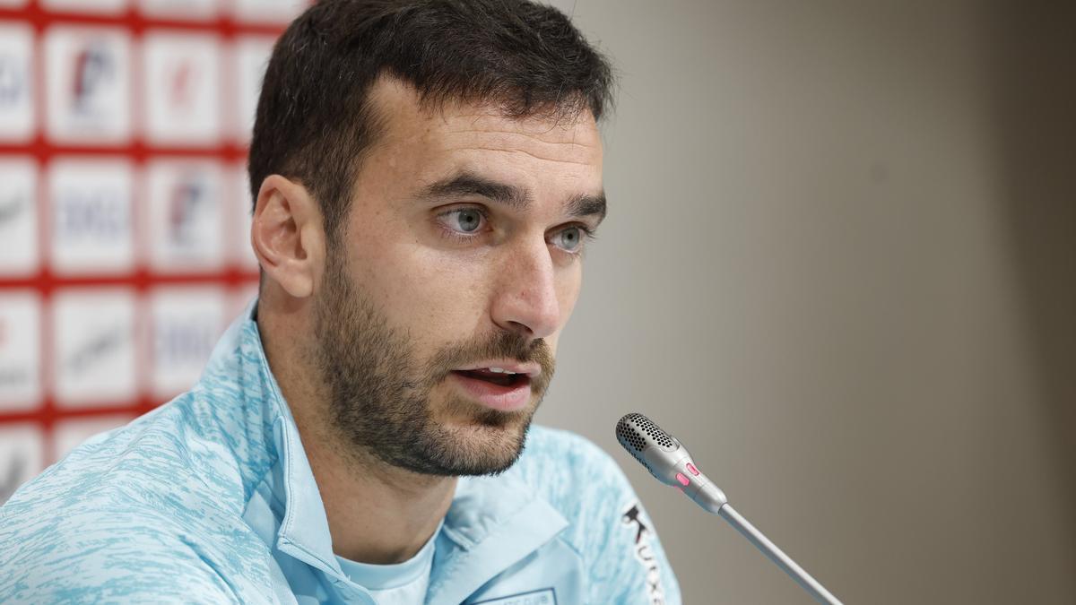 Iñigo Lekue vuelve a estar a disposición de Ernesto Valverde en liga tras perderse los dos últimos partidos ante la Real Sociedad y el Oviedo