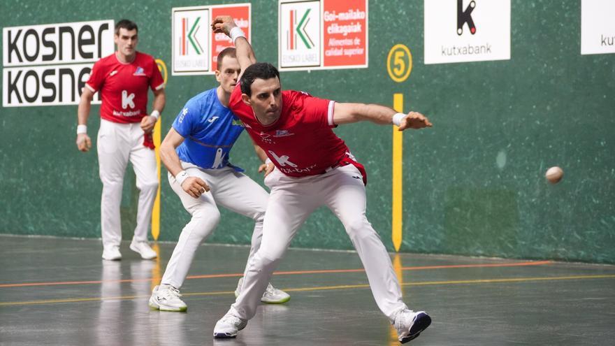 Altuna III y Ezkurdia, a la final del Parejas a base de ritmo