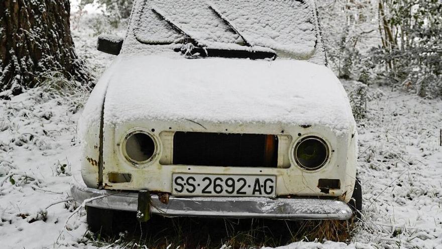 Temperaturas heladoras en Gipuzkoa tras las nevadas: hasta -6,5 grados