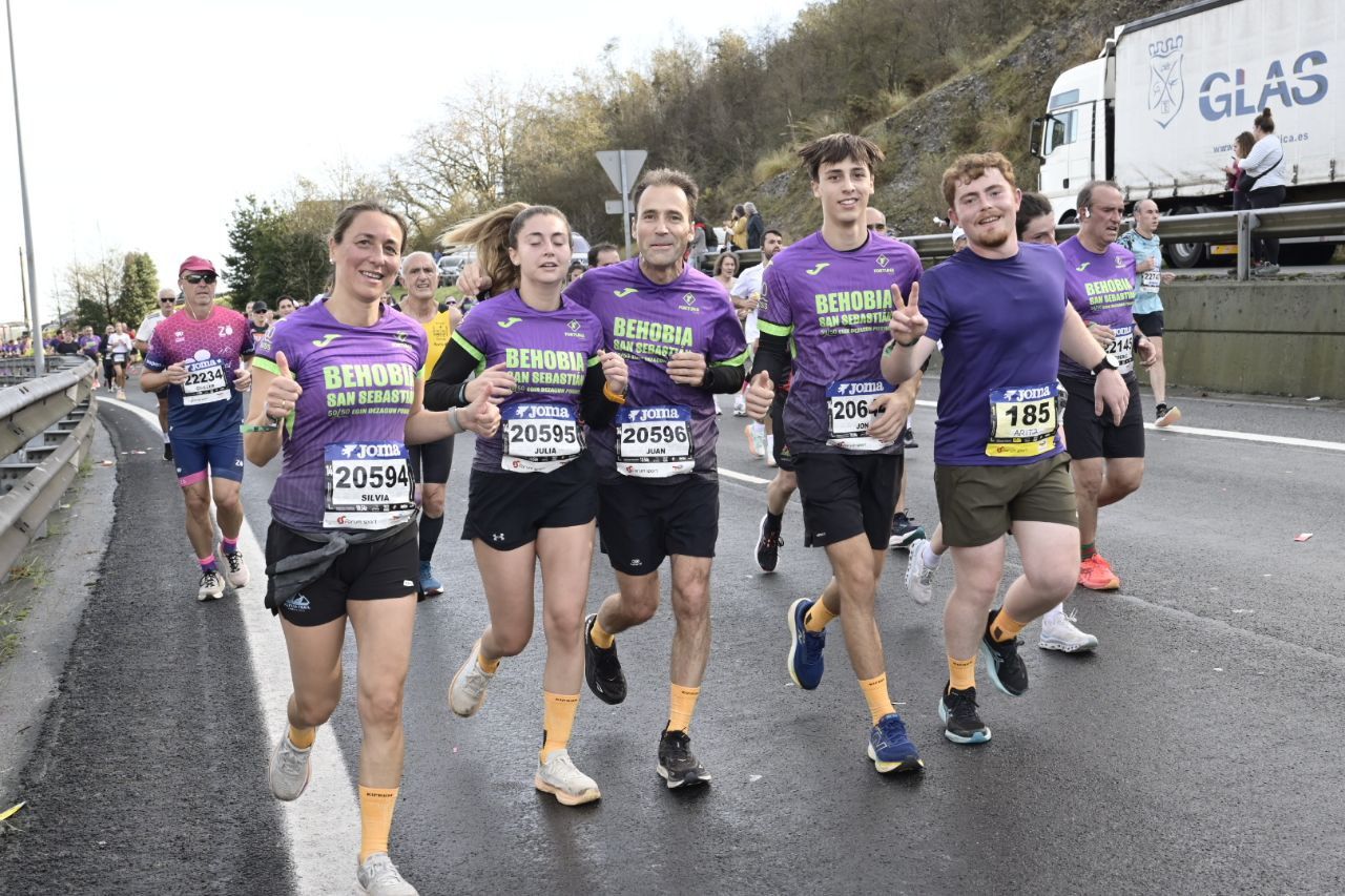 La Behobia, a su paso por Gaintxurizketa