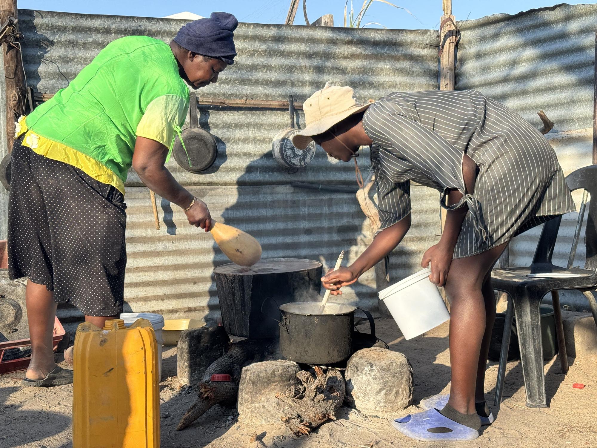 Namibia cocina casa en Outa.