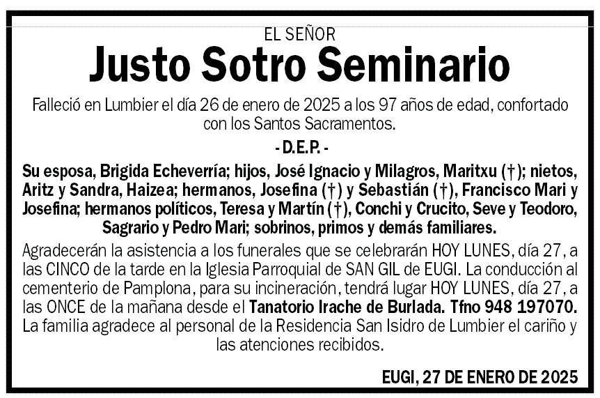 Justo Sotro Seminario