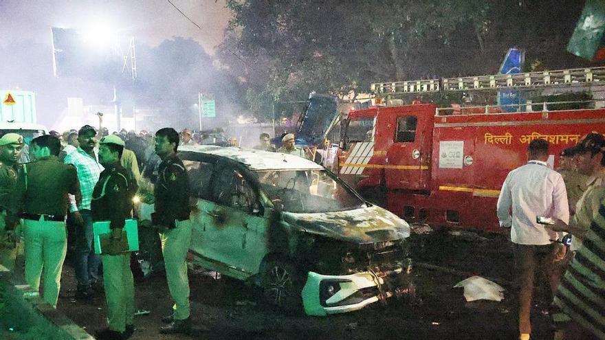 Una explosión en una zona turística de Nueva Delhi deja al menos 8 muertos