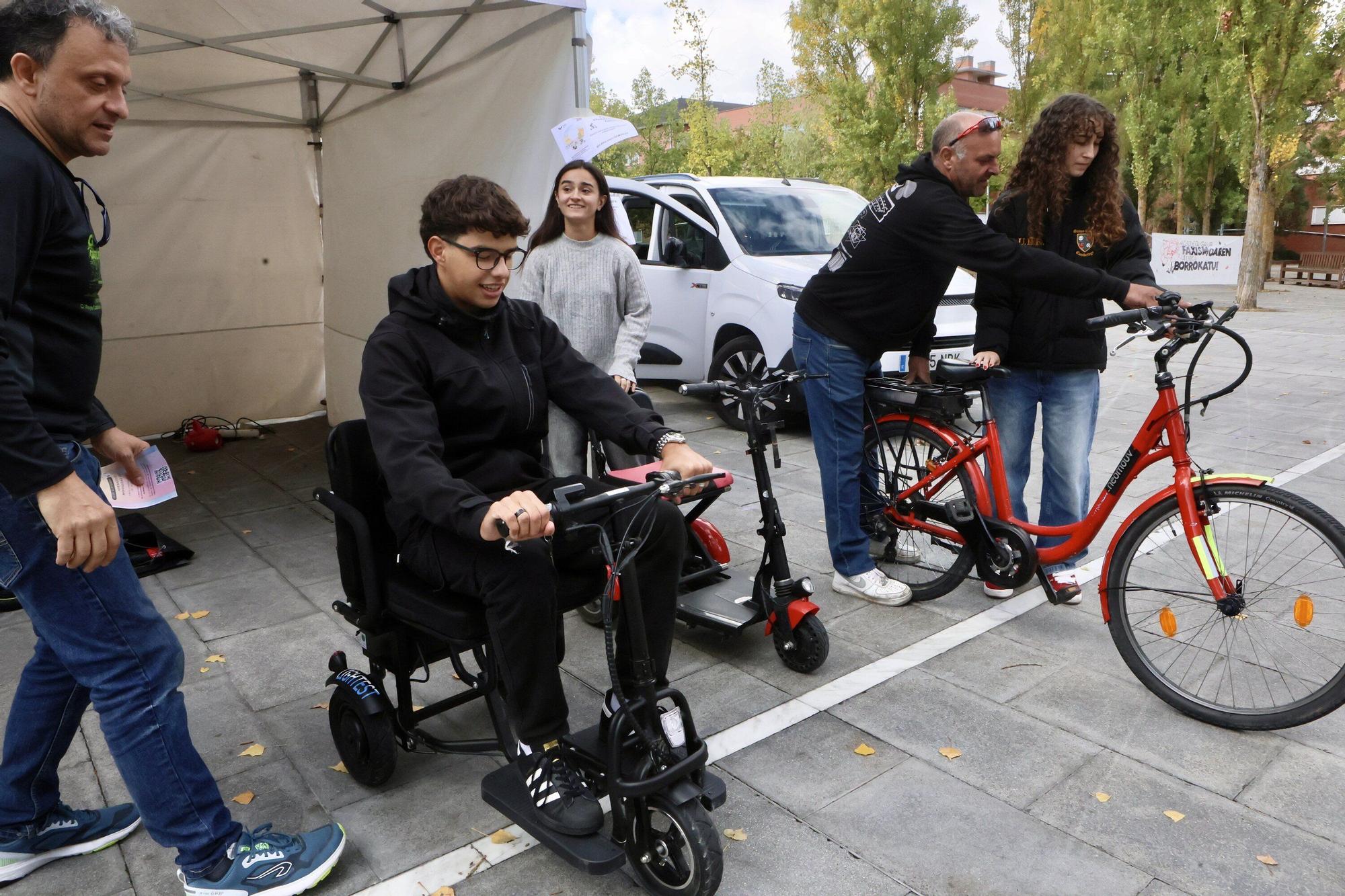 En imágenes: La EHU acoge diferentes actividades de la Semana Europea de la Movilidad