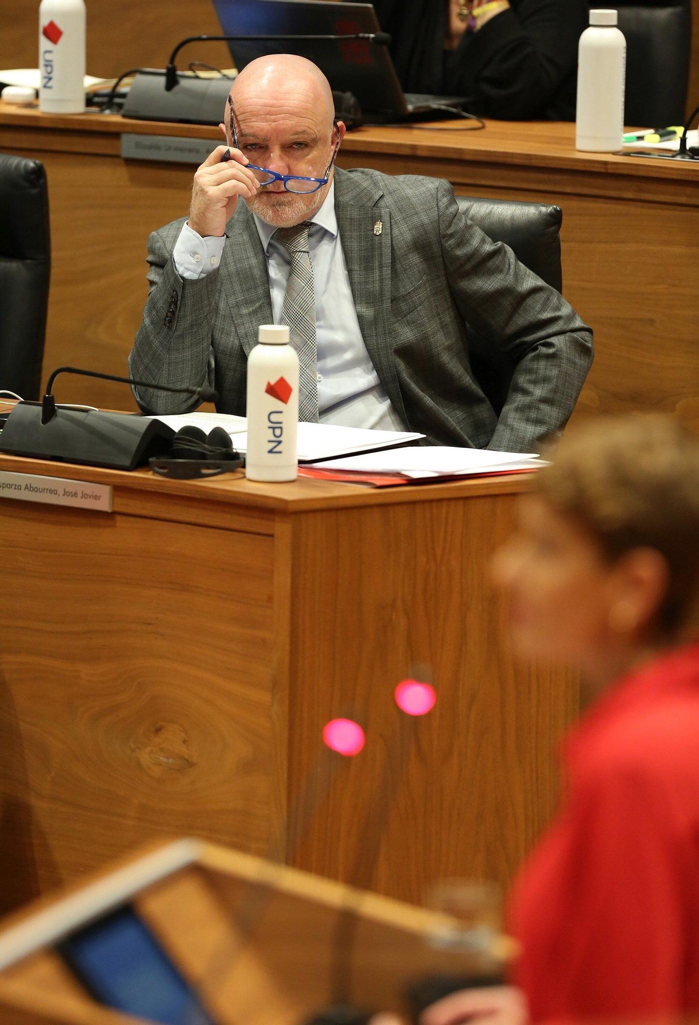 Fotos del debate del estado de la Comunidad foral de 2025