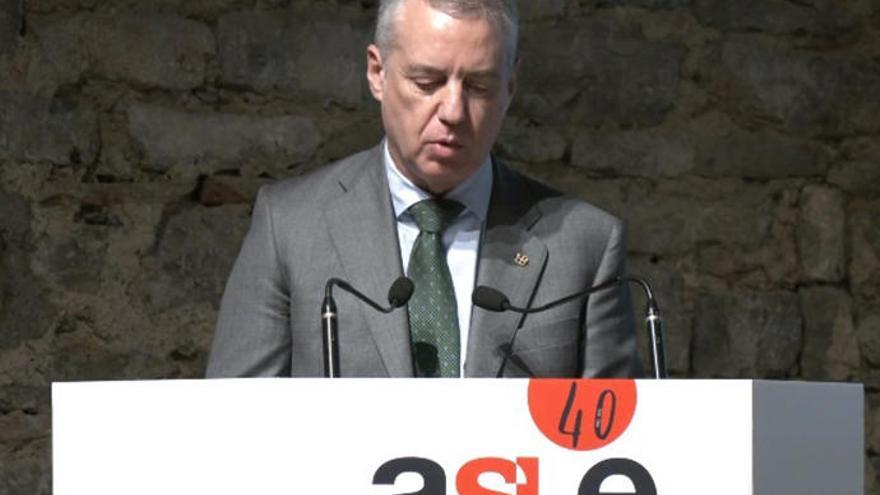 Urkullu reconoce que la situación es &quot;dura&quot;, pero &quot;Euskadi está en marcha&quot;
