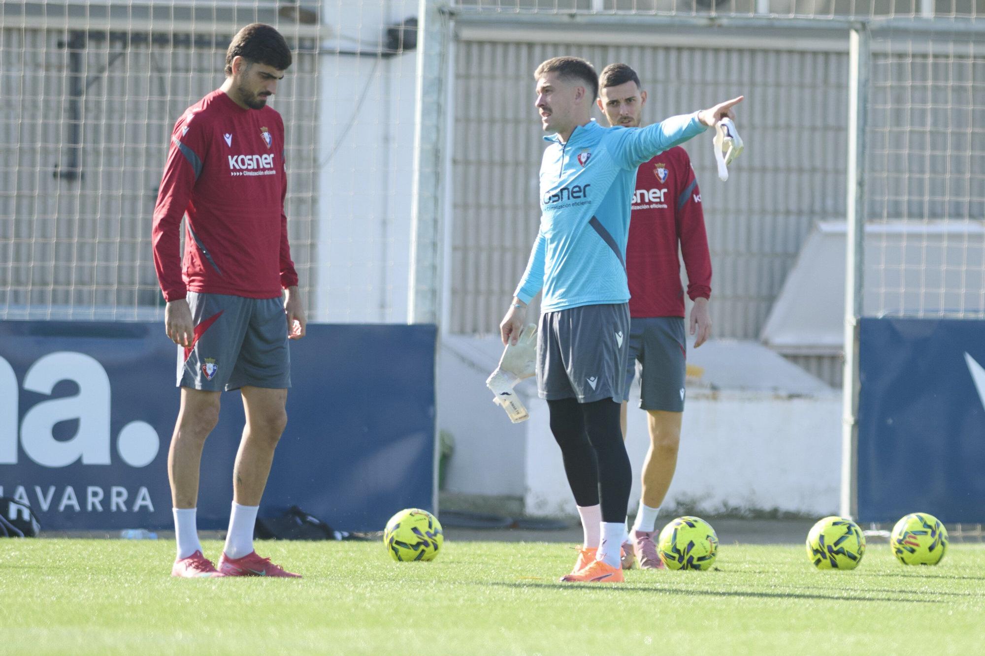 Fotos del entrenamiento de Osasuna (domingo 9 de noviembre)