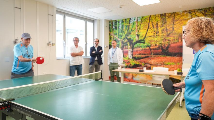 La OSI Araba receta tenis de mesa como pauta de rehabilitación para pacientes cardiacos