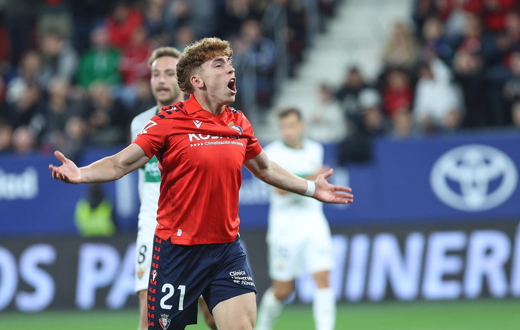 Las mejores imágenes del Osasuna-Elche