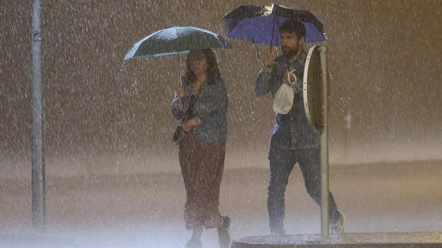 Tormenta en Pamplona y la Comarca