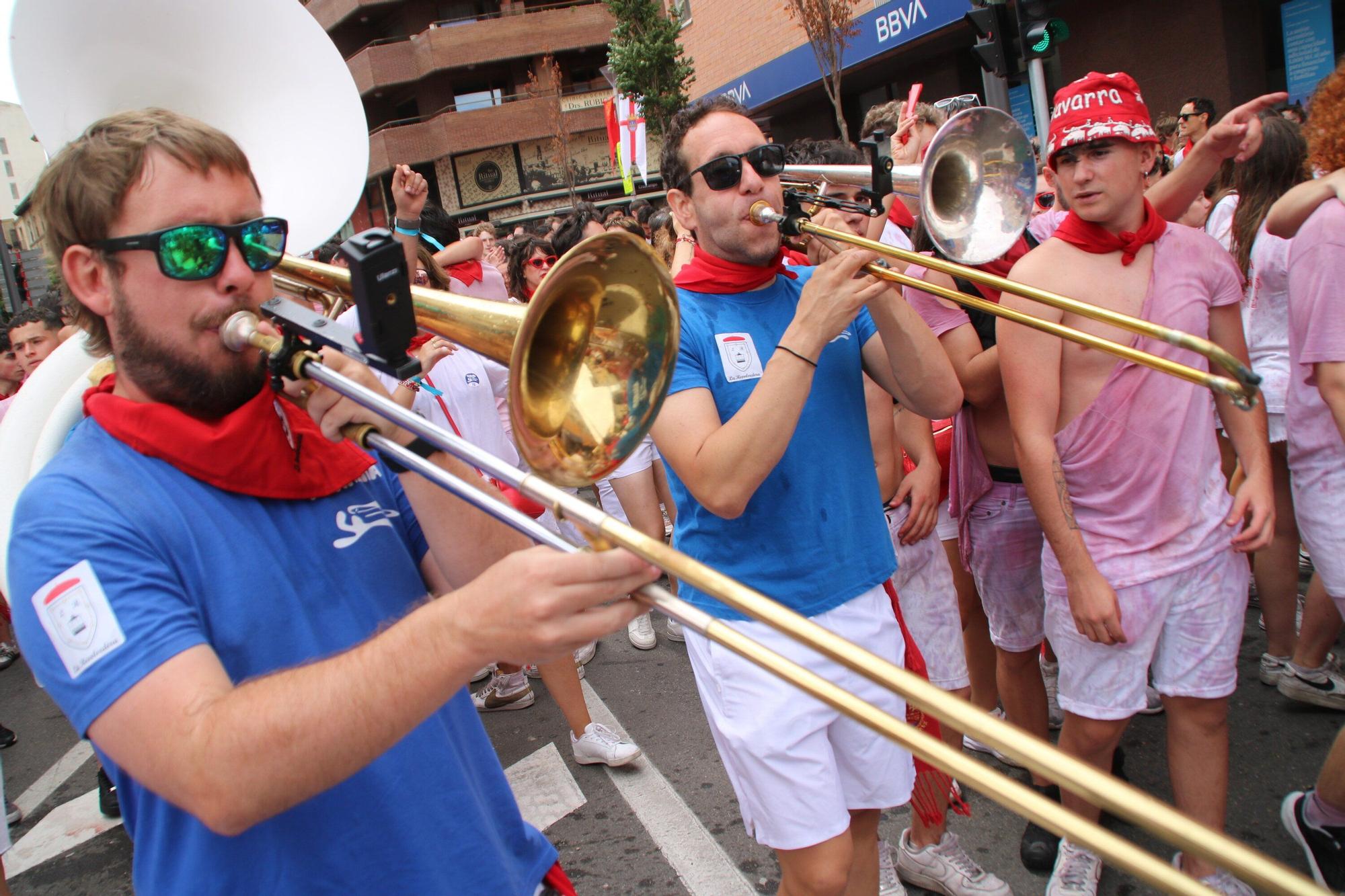 Fotos del cohete de las fiestas de Tudela 2025