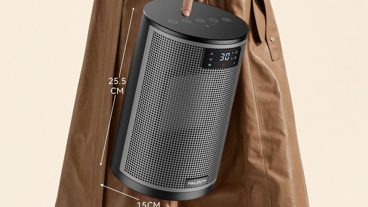 Imagen del calefactor de bajo consumo Palinth de Amazon