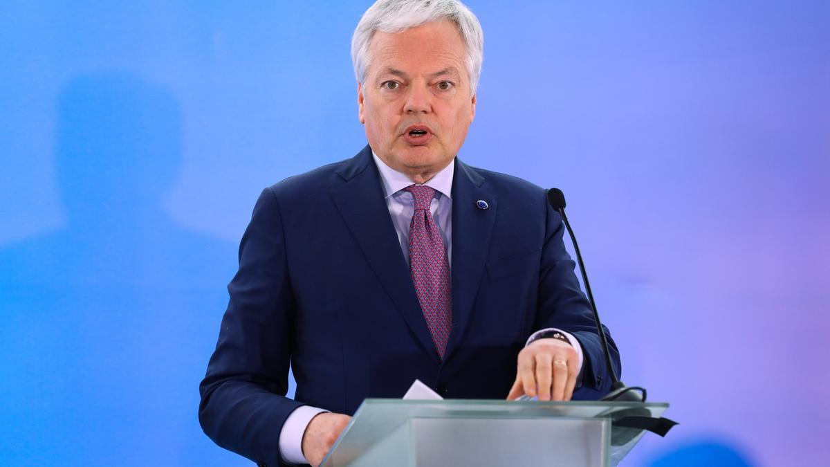 Didier Reynders, comisario comunitario de Justicia. Didier Reynders, comisario comunitario de Justicia.