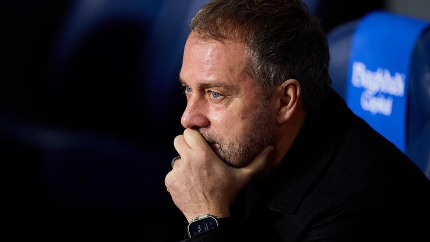 Rajada de Hansi Flick en Anoeta: critica al árbitro Gil Manzano