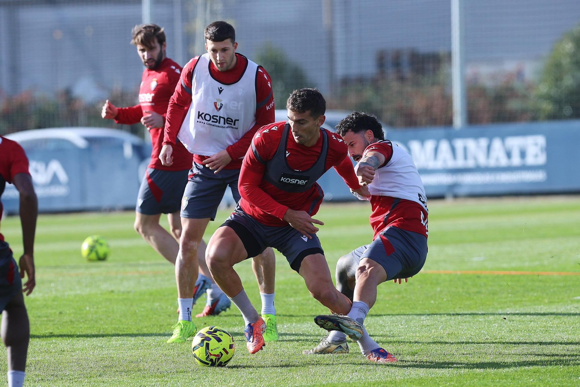Fotos del entrenamiento de Osasuna de este 3 de diciembre