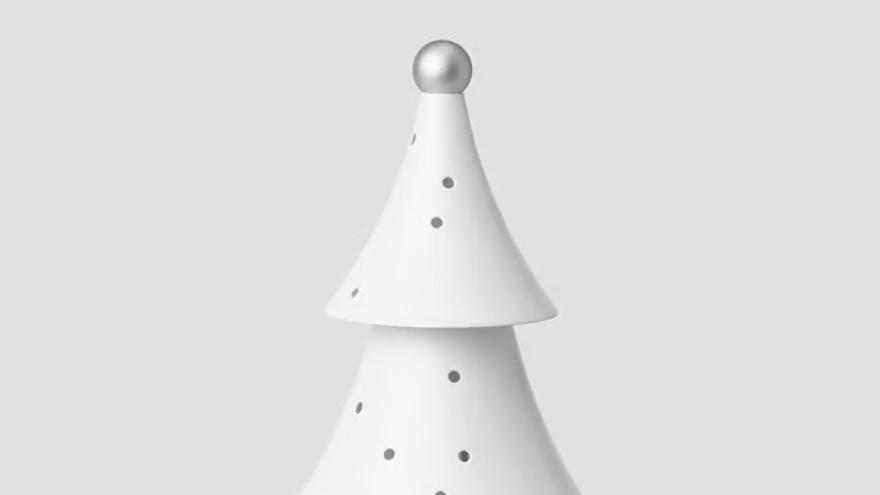 Vista de la lámpara mesa LED Strala de Ikea