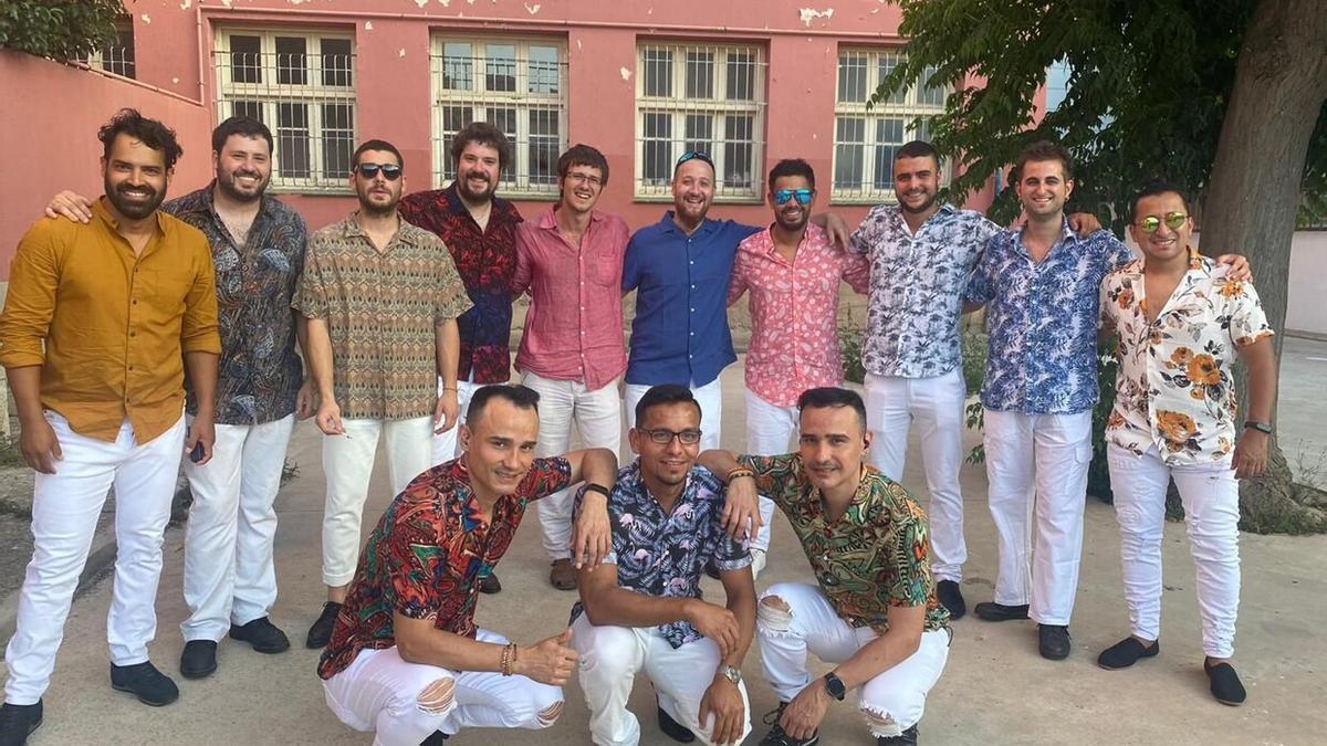 Integrantes de la orquesta Goxua’n Salsa