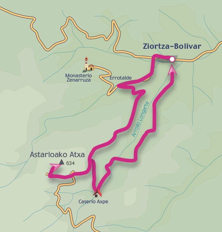 Tierras de molinos, peregrinos y libertadores en las faldas del monte Oiz