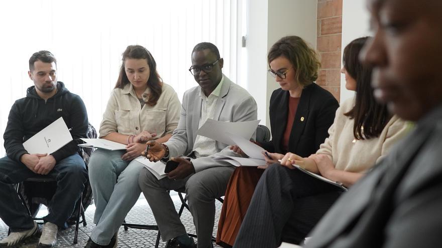 De Senegal a Elorrio: "Me gustaría que me hablaran más en euskera"