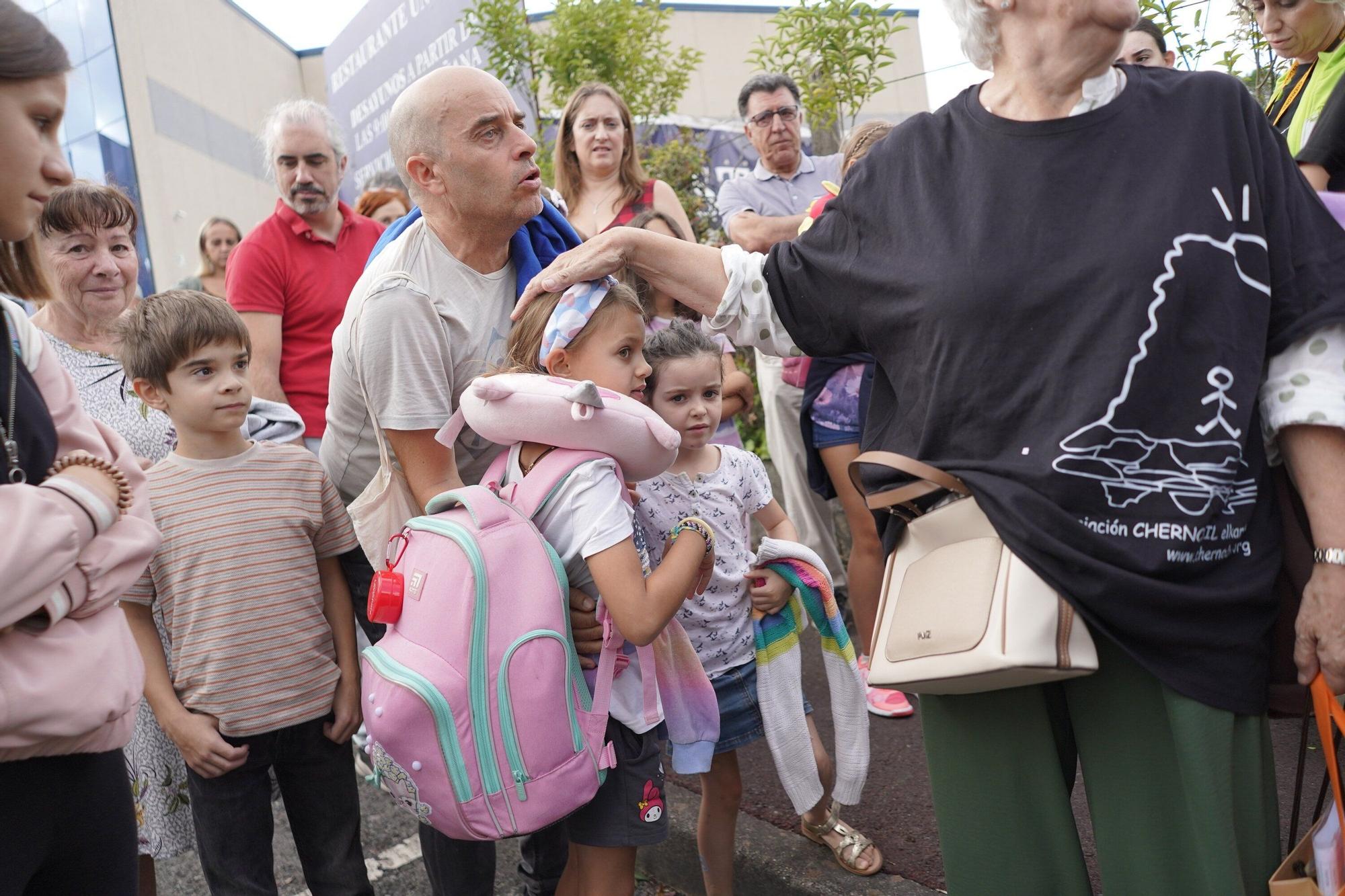 En imágenes: El regreso a Ucrania tras un verano maravilloso en Euskadi