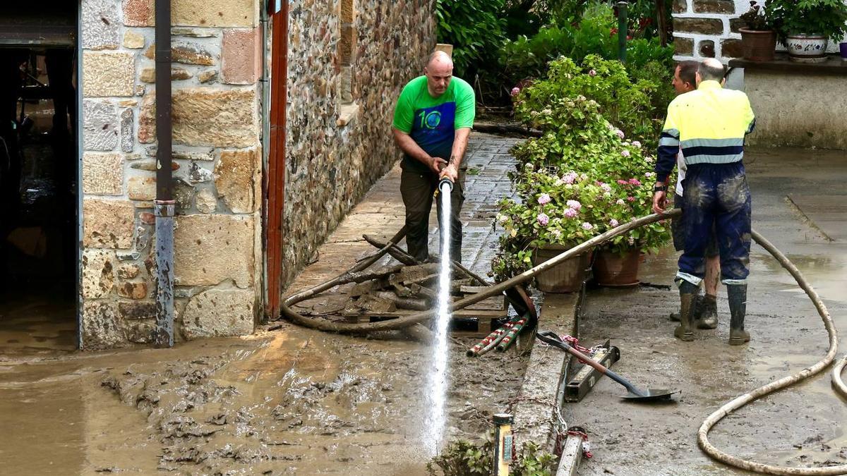 Las intensas lluvias provocan inundaciones en varios municipios de Gipuzkoa
