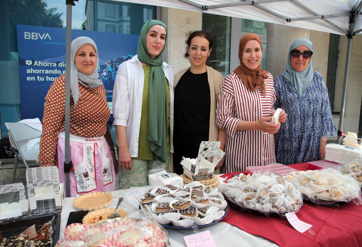 La asociación de mujeres Marwa preparó exquisitos dulces.