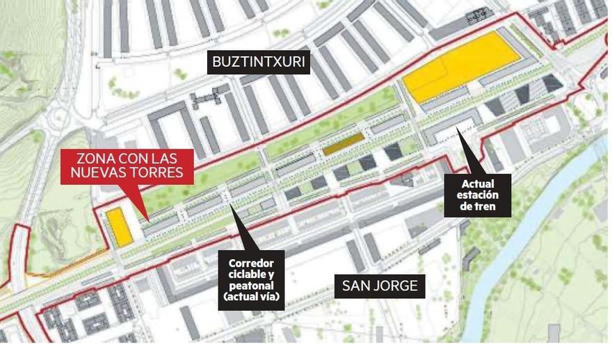 Recreación del aspecto que tendrá la zona de intervención prevista.