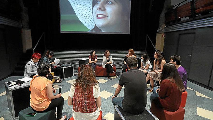 Imagen de archivo de un encuentro organizado por el Ayuntamiento de Bilbao en Bilborock para frenar la violencia contra las mujeres.