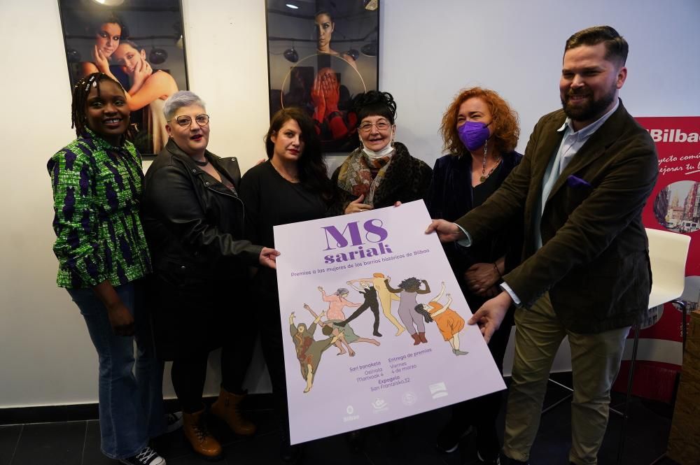 Fatou Diang, Janire Chaparro, Ainhoa Resana, Mertxe Ortega de la Torre, Nekane Alonso y Borja Epalza.
