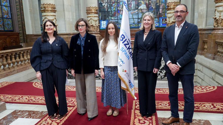 El Palacio Foral acoge la recepción que da inicio al año de Bizkaia como Territorio Europeo del Deporte